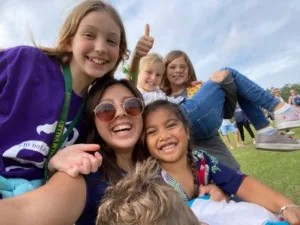 Au Pair Priscilla and her host kids