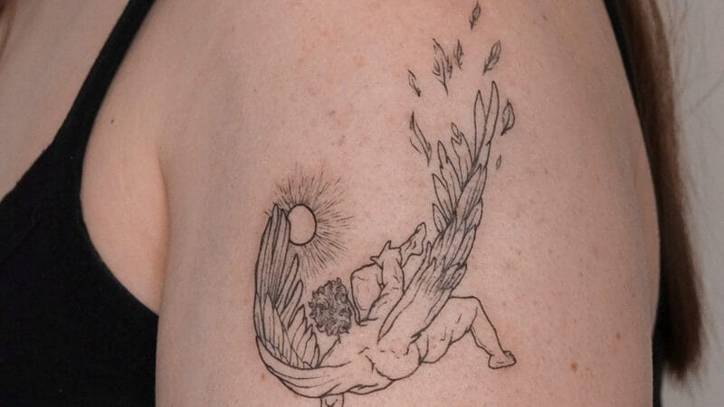 Medium Outline Tattoo