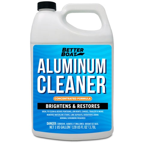 Aluminum Pontoon Boat Cleaning