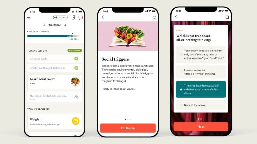 Noom App Screens
