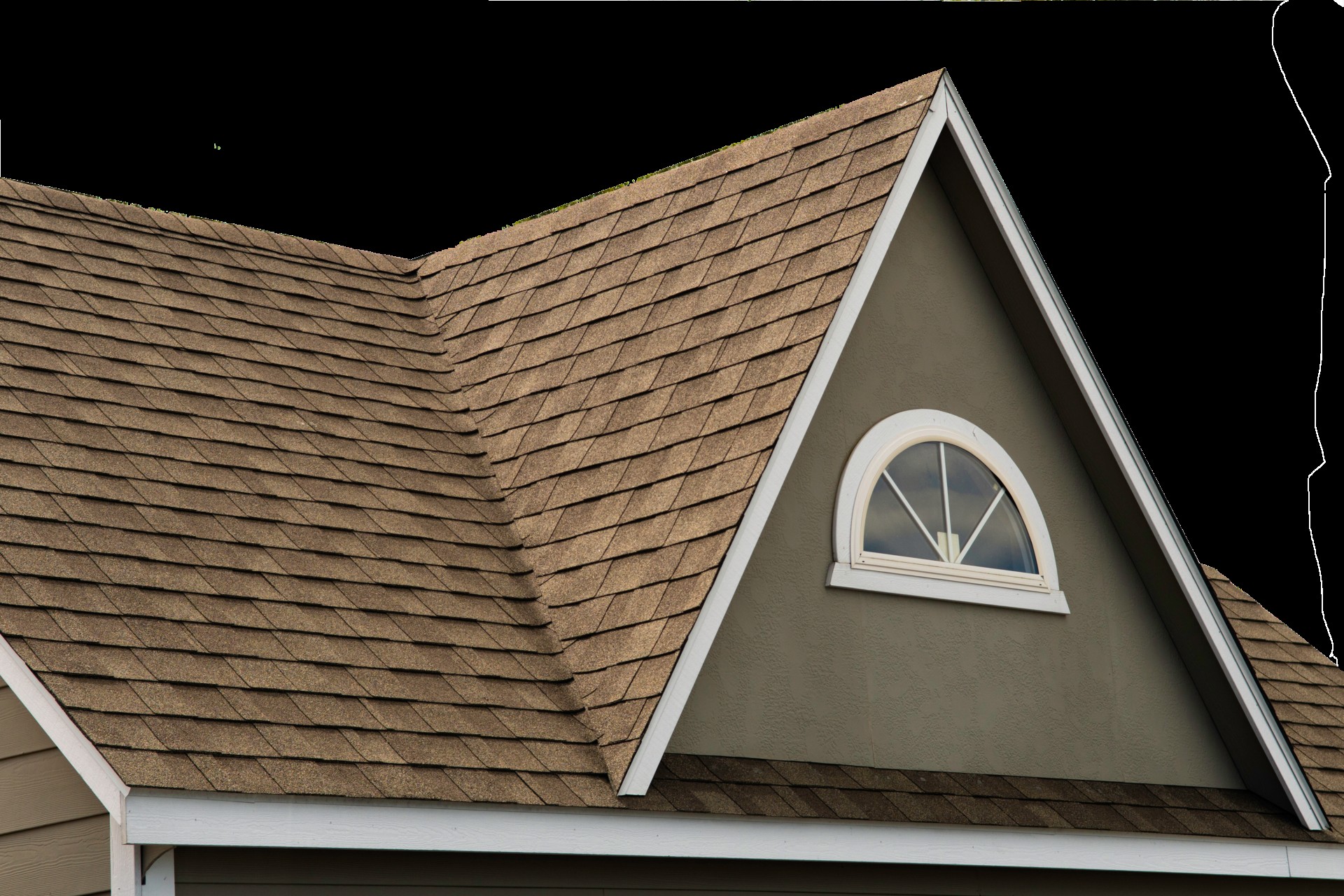 Asphalt roof