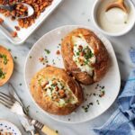 Perfectly Baked Potato with Crispy Skin