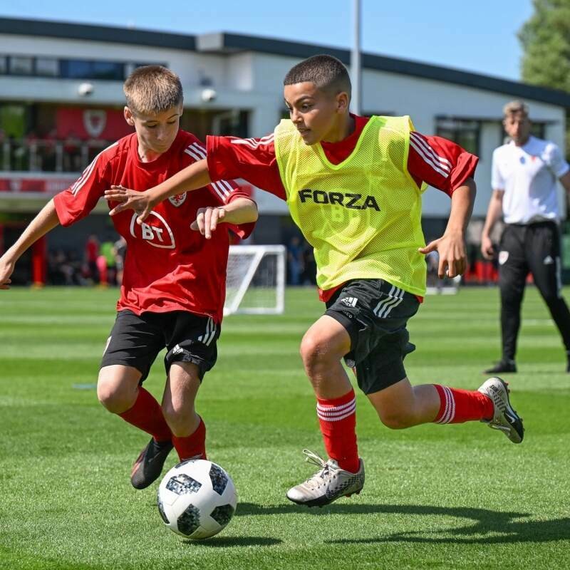 kids playing soccer