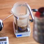 Blooming Coffee Grounds in French Press