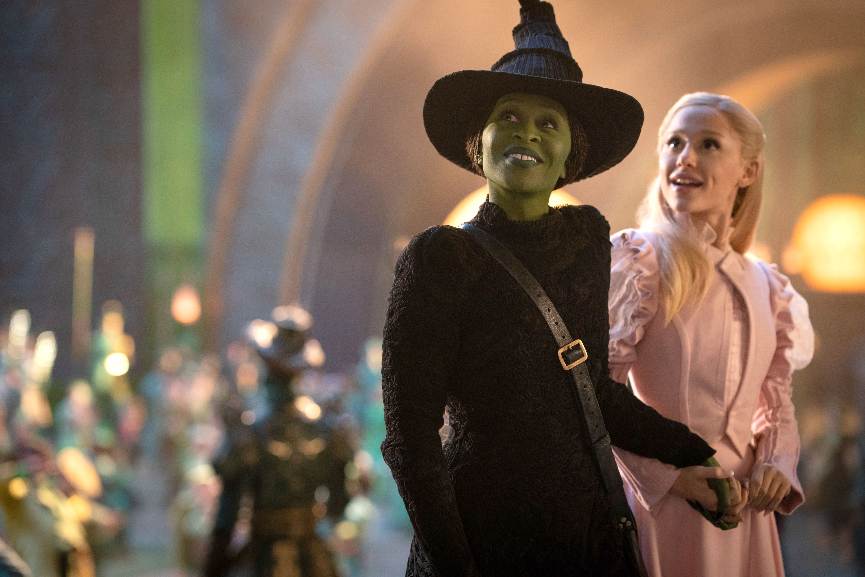 Cynthia Erivo and Ariana Grande in "Wicked."