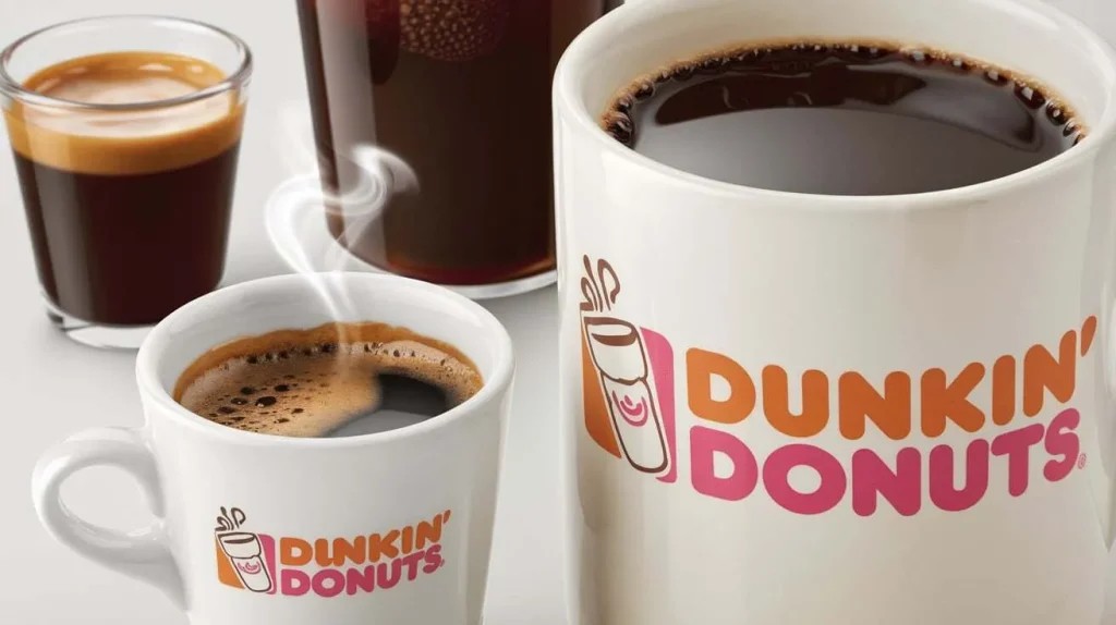Dunkin Donuts Coffee menu