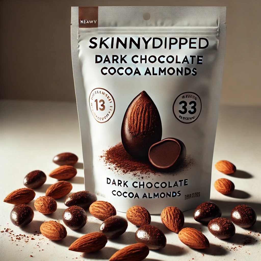 SkinnyDipped Dark Chocolate Cocoa Almonds