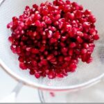 Close-up of juicy pomegranate arils
