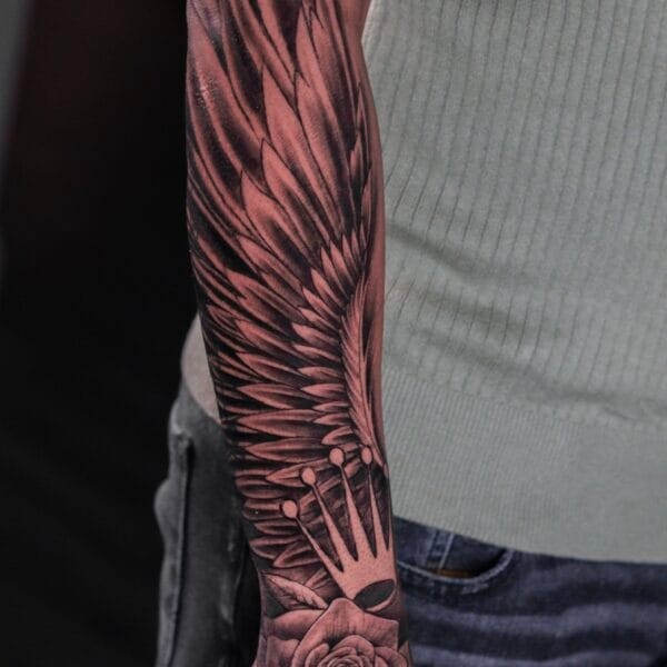 XL Forearm and Hand Tattoo