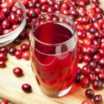 Glass of fresh cranberry juice showing potential benefits for kidney health