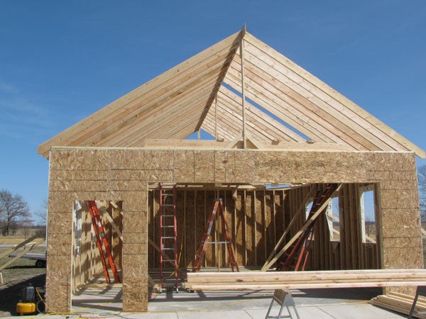 Garage During Construction