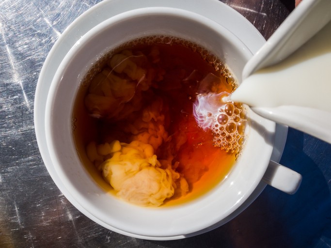 Selection of healthy drinks