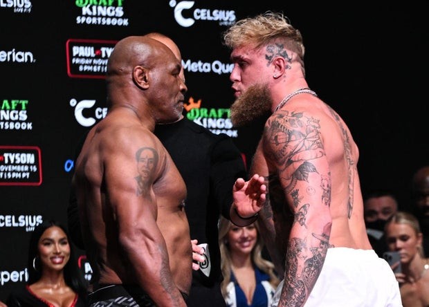 Mike Tyson and Jake Paul Face Off