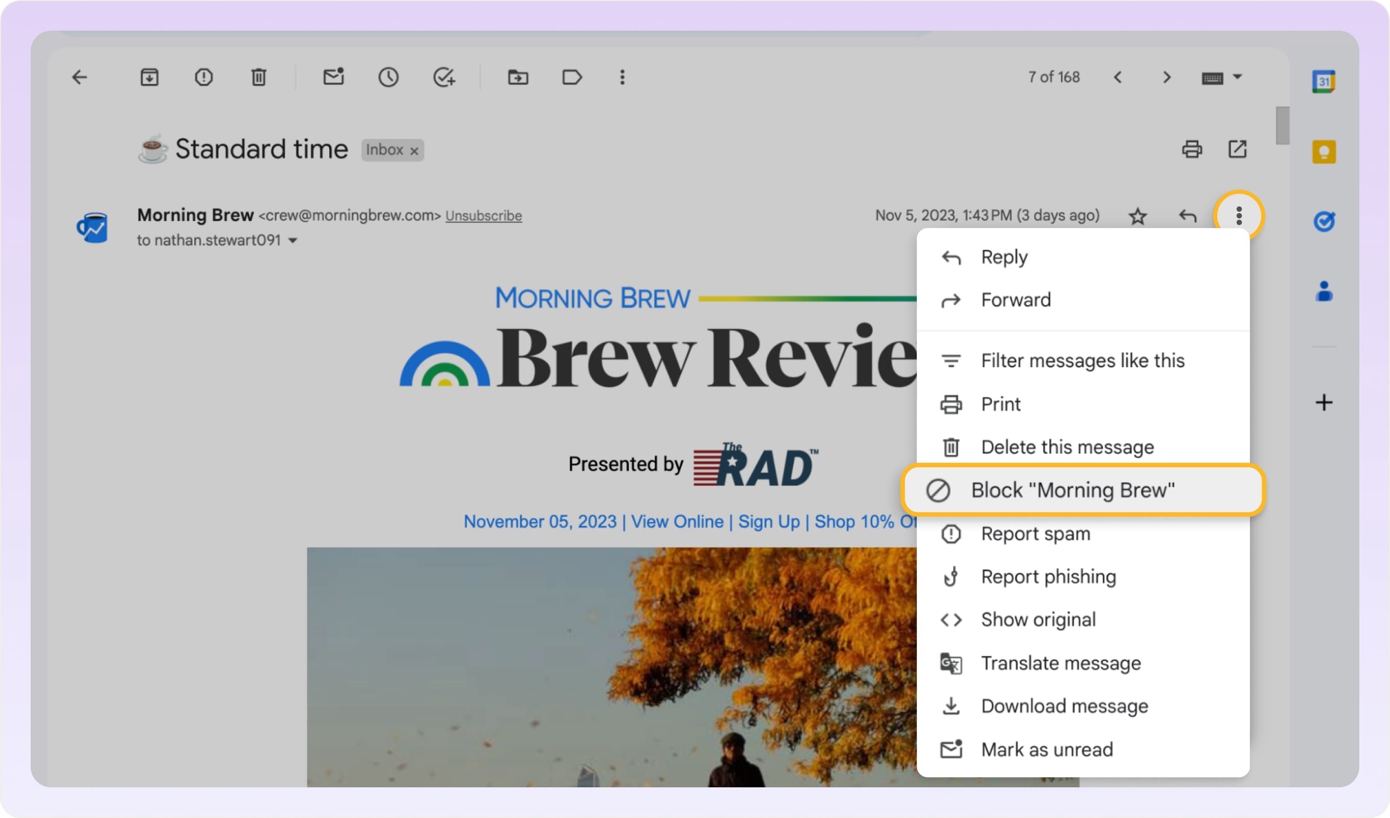 How to Block Emails on Gmail on a Computer