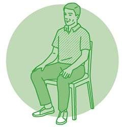 Body scan meditation involves checking in with the physical feelings of being in your body without judgment
