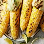 Perfectly grilled corn on the cob