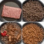 Ground beef tacos with lettuce