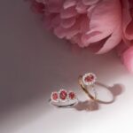 Close-up of a couple exchanging wedding rings, symbolizing love and commitment