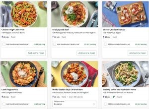 HelloFresh Meal Options
