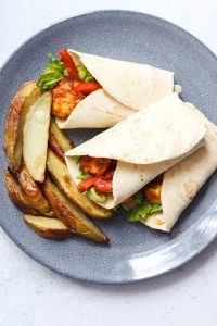 HelloFresh Mango Chicken Wraps Meal