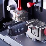 Laser Key Cutting Machine Duplicating Car Key Fob