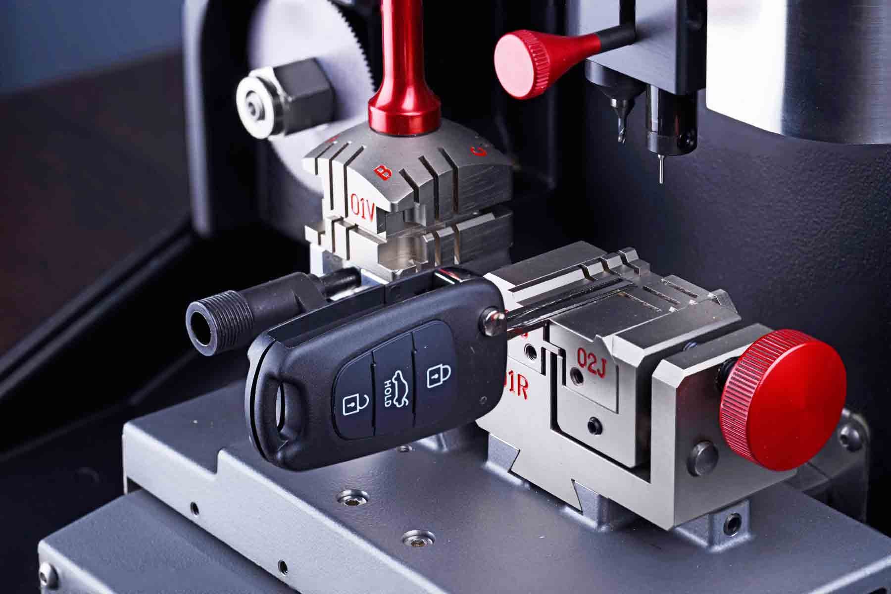 Laser Key Cutting Machine Duplicating Car Key Fob