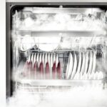 Dishwasher filter cleaning process