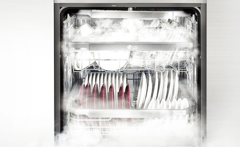 Dishwasher filter cleaning process