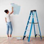 Paint coverage depends on the surface and the amount of coats applied.