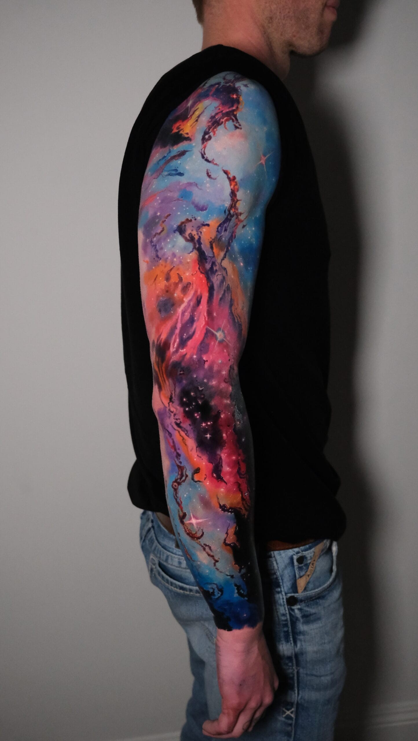 XXL Color Sleeve Tattoo