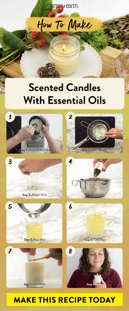 Essential oils for homemade candles