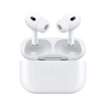 Close up of AirPods Pro 2nd gen in the charging case