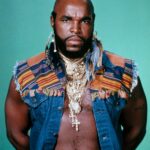 Mr. T as B.A. Baracus in The A-Team publicity promotional photo, showcasing his iconic style and role, alt text Mr. T as B.A. Baracus in The A-Team publicity promotional photo, showcasing his iconic style and role