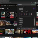 Testing the NordVPN Chrome App connected to Australia while browsing Netflix