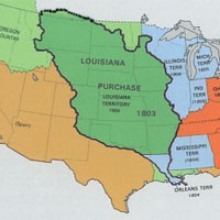 Louisiana Purchase, a significant expansion of US territory