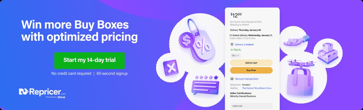 Amazon Seller Central Dashboard