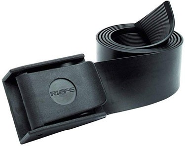 Riffe rubber weight belt with plastic buckle