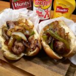 Sausage Dogs with Peppers and Onions