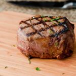 Cooked Filet Mignon Showing Tenderness