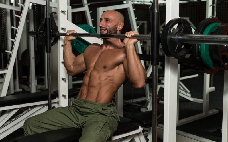Smith Machine Seated Exercise