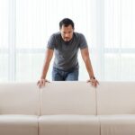 Three-seater sofa weight