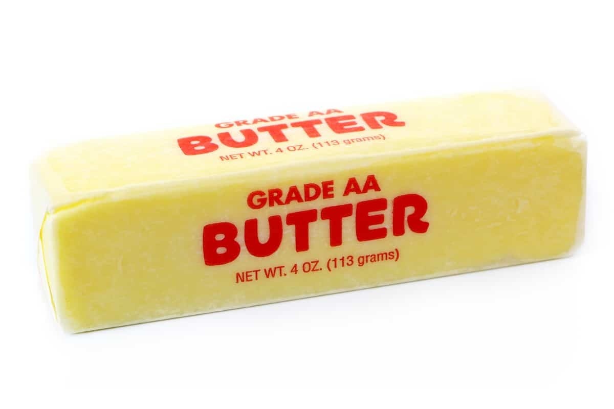 Stick of unsalted butter