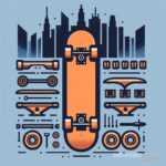 Skateboard deck with grip tape