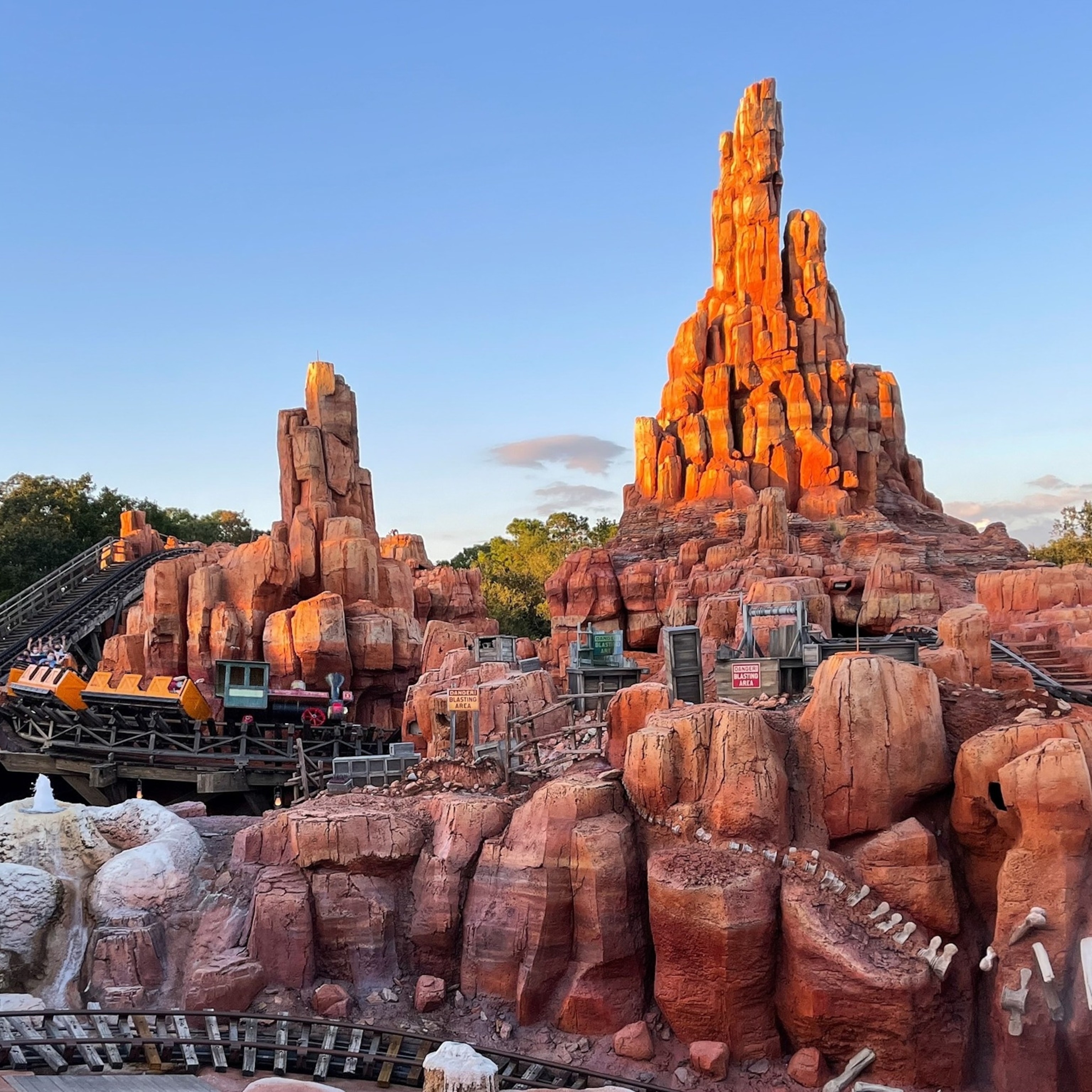 Disney World's Big Thunder Mountain Railroad