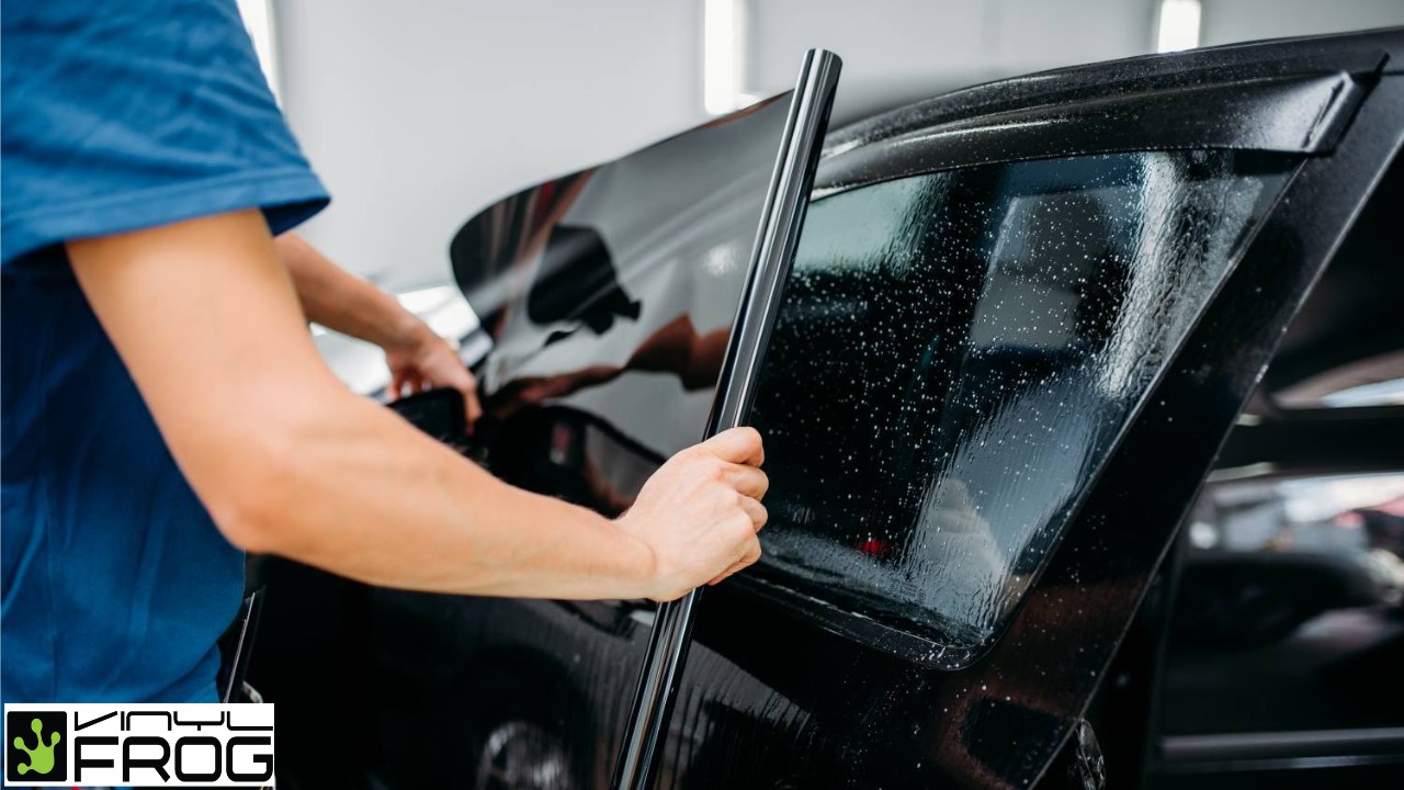 Close-up of Ceramic Window Tint